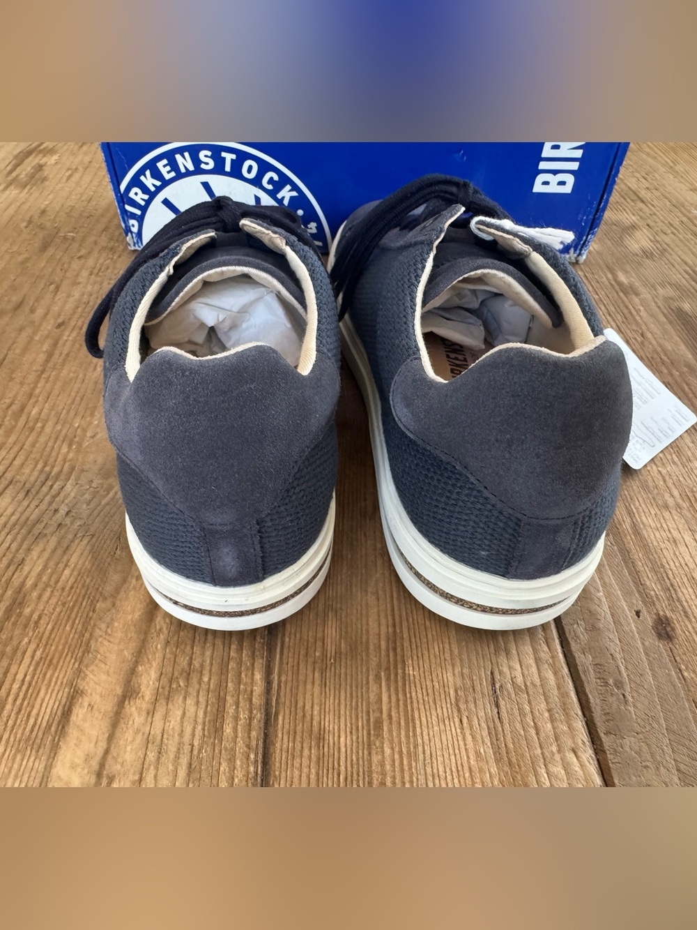 Birkenstock Bend Midnight Canvas / Suede EU 40 Women’s US 9 Men’s US 7 $140 NEW - Picture 6 of 8